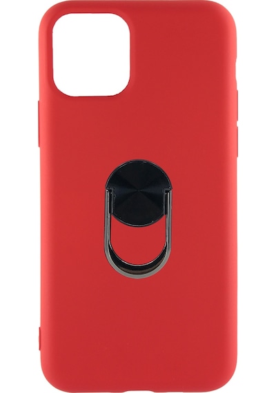 Nettech Apple Uyumlu  iPhone 11 Pro Leather Ring Nano Arka Koruma