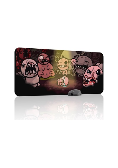 Binding Of Isacc Kaymaz Dikişli Kauçuk Oyuncu Mousepad V3 - 90x40 Xxl Gaming Mouse Pad Fare Altlığı