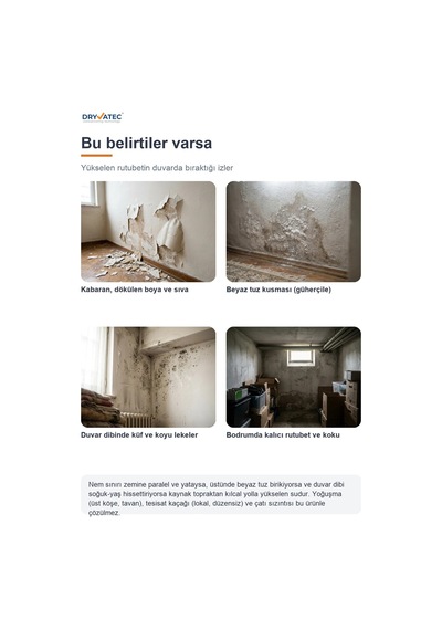 Dryvatec Hydrofix Rutubet Sıvası 10 Kg Duvar Nem Ve Rutubet Önleyici Sıva, Küf Çözümü