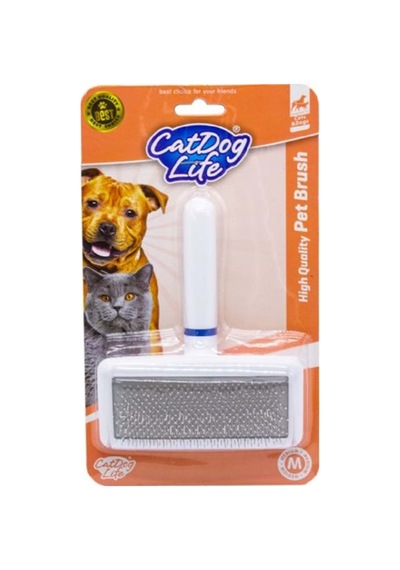 Cat Dog Life Kedi Ve Köpekler İçin Telli Fırça M Boy