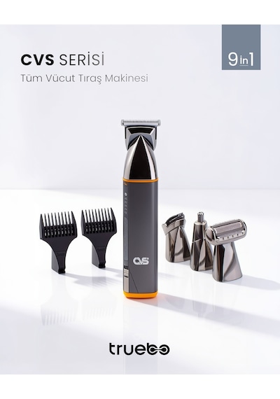 Cvs Truebo Serisi 9 İn 1 Tüm Vücut Tıraş Makinesi