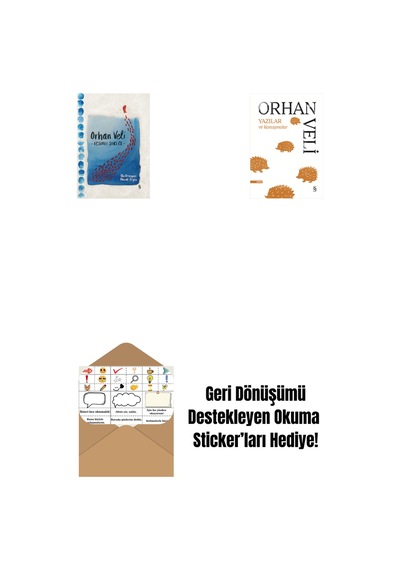Orhan Veli - Resimli Şiirler Bez Ciltli + Yazılar Ve Konuşmalar + Okuma Sticker'ları