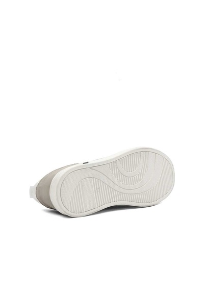 Erkek Gri Baskılı Kalın Tabanlı Sneaker