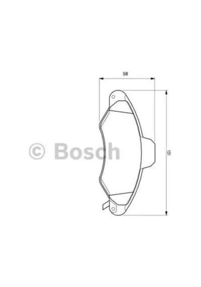 BOSCH 986424644 Fren Balatası Ön Fişli Escort Vıı 95-