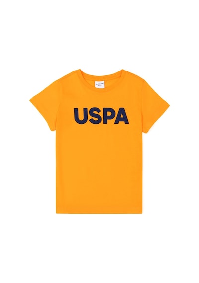 U.S. Polo Assn. Erkek Çocuk Turuncu Basic Bisiklet Yaka Tişört 50279614-VR051 U.S. Polo Assn. Erkek Çocuk Turuncu Basic Bisiklet Yaka Tişört 50279614-VR051