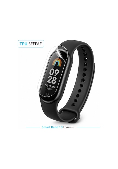 Xiaomi Smart Band 10 Ekran Koruyucu Şeffaf Tpu 2'li Set
