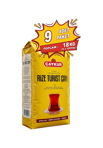 Rize Turist Dökme Çay 2000 Gr. Dokuzlu Paket