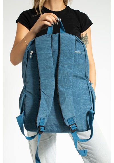 Ultra Hafif Çok Cepli Su Geçirmez Sırt Çantası Unisex Mavi Model: 571-1d - Mavi