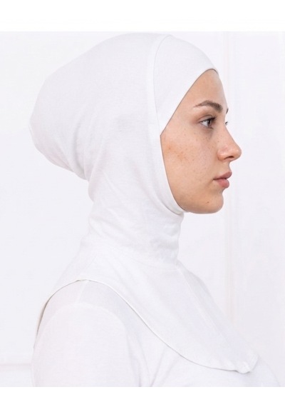 Alivascarf Ninja Bone Boyunluklu Likralı Sporcu Bonesi Kadın Pratik Tesettür Hijab Başörtü Beyaz Alivascarf Ninja Bone Boyunluklu Likralı Sporcu Bonesi Kadın Pratik Tesettür Hijab Başörtü Beyaz