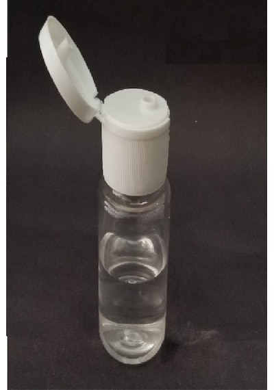 250Ml Şeffaf Plastik Şişe+Fliptop Kapak.100 Adet