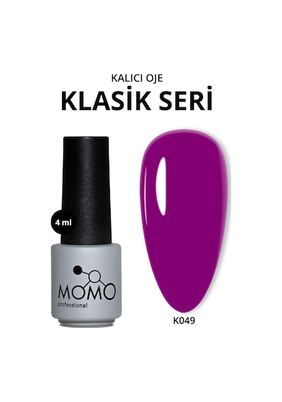 Momo Professional Kalıcı Oje K049 Eflatun 4 Ml