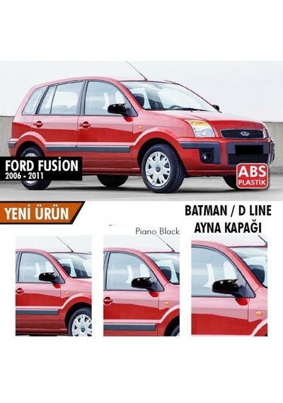 Ford Fusion (2006 - 2011) Batman Yarasa Ayna Kapağı (parlak Siyah)