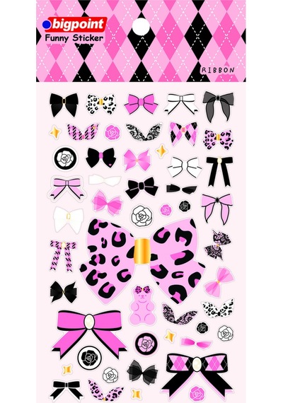 Bigpoint Sticker Kurdele X 15 Adet