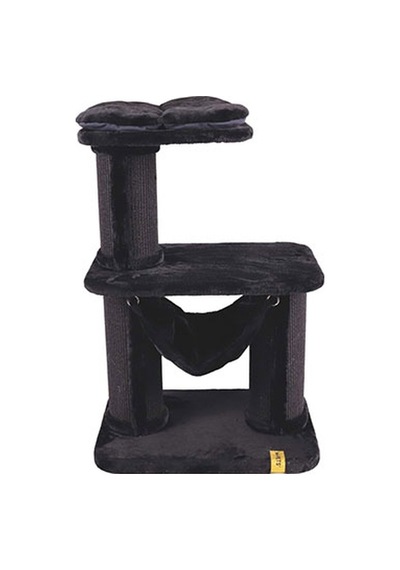 M-pets Panther Premium Relax Kedi Tırmalama Tahtalı Kedi Ağacı Siyah 65x48x98 Cm 244-54036.01