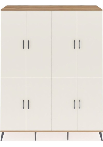 Hyperion Gardrop 4 Raflı 8 Kapaklı 4 Askılı 176x44x221 Çam-aytaşı/çam Aytaşı/çam Hyperion Gardrop 4 Raflı 8 Kapaklı 4 Askılı 176x44x221 Çam-aytaşı/çam Aytaşı/çam