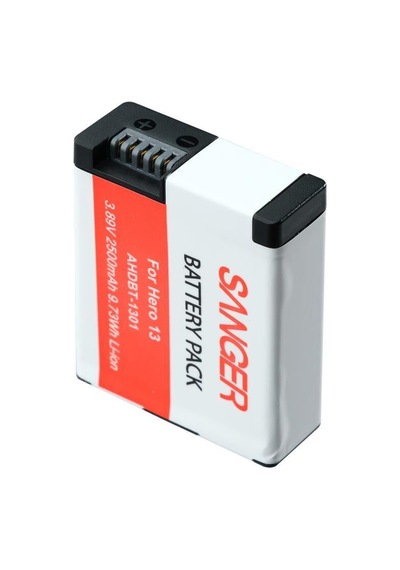 Sanger Ahdbt-1301 Hero 13 İle Uyumlu Aksiyon Kamera Batarya 2500mah