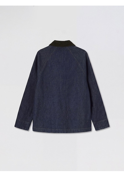 Lcw Modest İndigo Kadife Yaka Kadın Jean Ceket Lcw Modest İndigo Kadife Yaka Kadın Jean Ceket