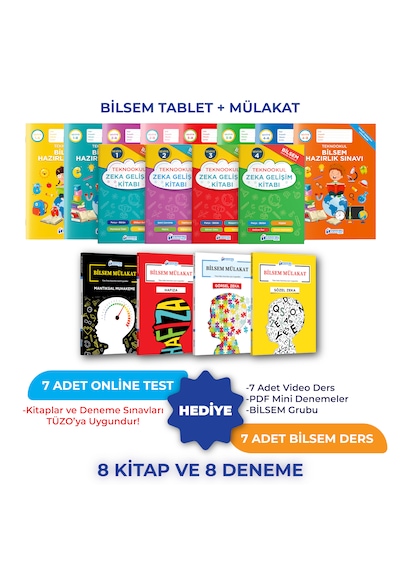Bilsem Sınavı Hazırlık Seviye 1-2-3-4 Ve Bilsem Hazırlık Mülakat