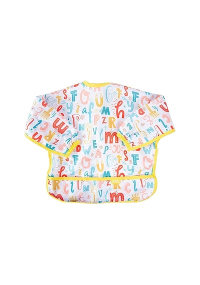 Babyjem Baskılı Blw Kollu Mama Önlüğü Harf Desen