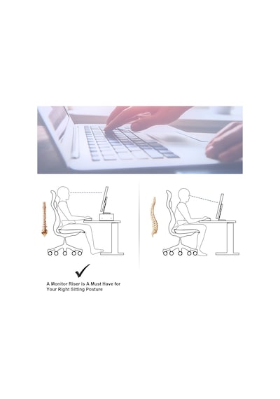 Emkawood Marry Safir Monitör Yükseltici Laptop Standı