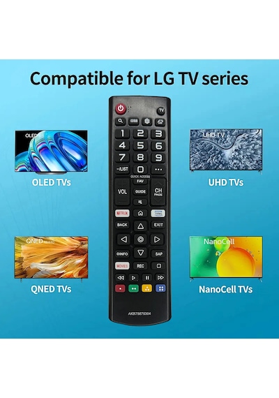 Akb75675304 Değiştirin Evrensel Uzaktan Kumanda, Lg Akıllı Tv İçin Fit Akb75675304 Amerika Birleşik Devletleri