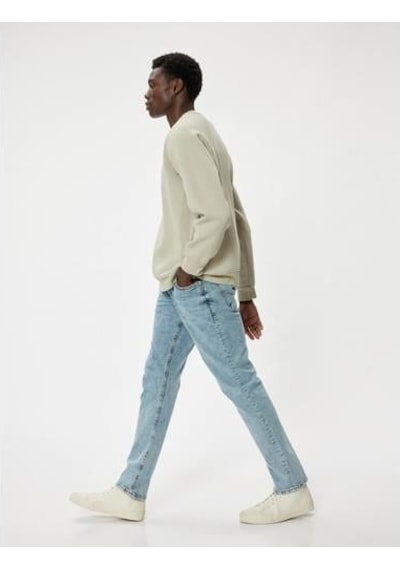 Koton Trousers-açık İndigo Açık İndigo