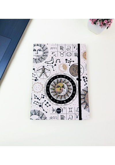 Lexroo 21x14cm Sketch Book - Eskiz Defteri - Siyah Sayfa - 120 Gr