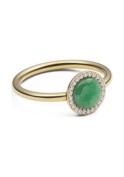 Audrey Ring Jade Altın