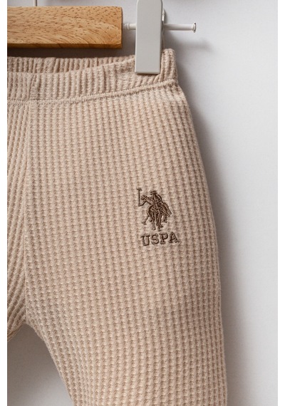 U.S. Polo Assn. U.s. Polo Assn Erkek Bebek Krem Takım Usb2589-c-v1 Krem