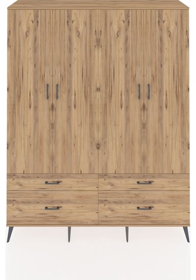 Hyperion Gardrop 10 Raflı 4 Çekmeceli 4 Kapaklı 176x44x221 Çam-çam Çam Hyperion Gardrop 10 Raflı 4 Çekmeceli 4 Kapaklı 176x44x221 Çam-çam Çam