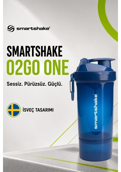 Smartshake Original2go One Serisi 800 Ml Navy Mavi Protein Shaker