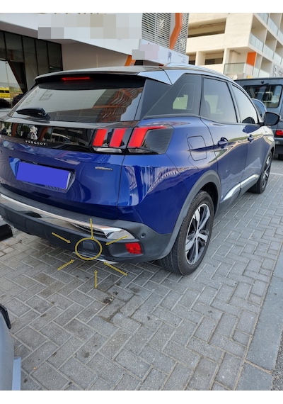 1618040980 Arka Çeki Kapak Peugeot 3008 20016-2023