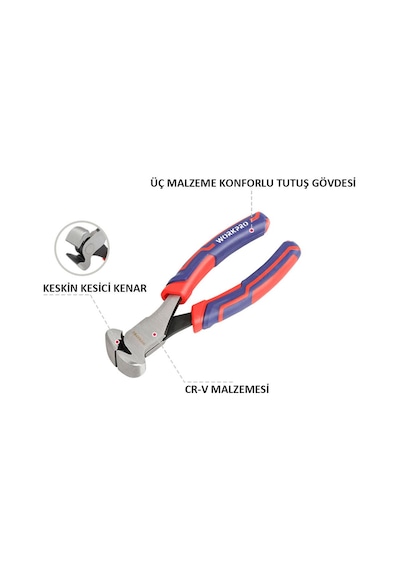 Workpro Wp231147 160mm Profesyonel Tepe Keski