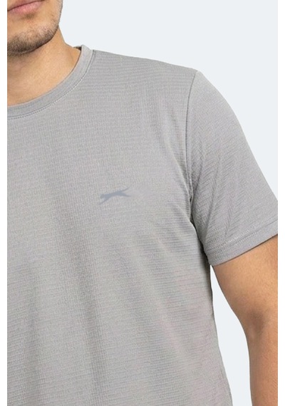 Slazenger Hugger Erkek Gri Tişört