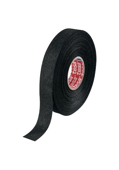 Tesa 51609 Polyester Tüylü Bez Bant Siyah 15M x 19Mm