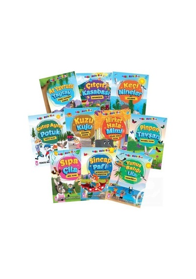 Mercankitap Mini Masallar 5 Set 10 Kitap / Nalan Aktaş Sönmez
