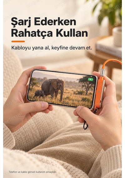 Masaüstü Type-c Telefon Tablet Şarj Standı 240w