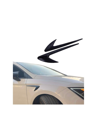 Universal Oto Çamurluk Venti Sağ Ve Sol Her Araca Uygun Nike Şeklinde Çamurluk Süsü