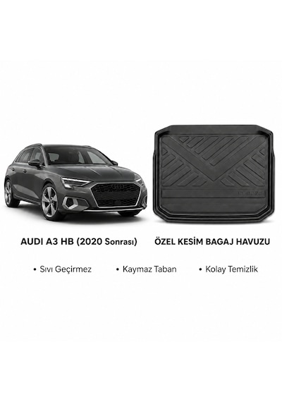 Audi A3 Hb 2020 Sonrası Bagaj Havuzu