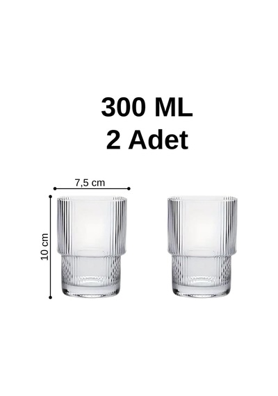 2 Adet 300 Ml Origami Stil Isıya Dayanıklı Su Meşrubat Kahve Cam Bardak Mıt1199 çok renkli