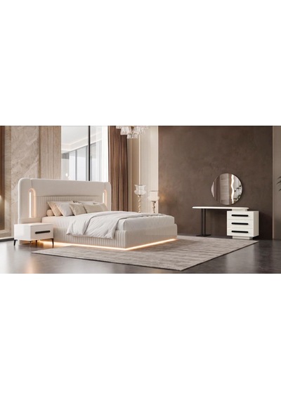 Armoni Mdf Bazalı Yatak Odası Takımı
