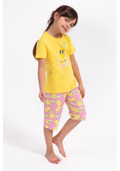 Arnetta Lemon Girl Sarı Kız Çocuk Kapri Takım 5274-28979 Sarı