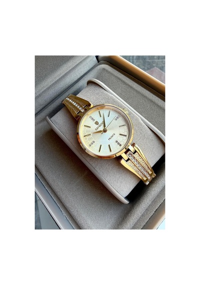 Rym-1043 Quartz Kadın Kol Saati - Su Geçirmez - Kasa Ve Kordon Çelik - 2 Yıl Garanti Gold Sarı