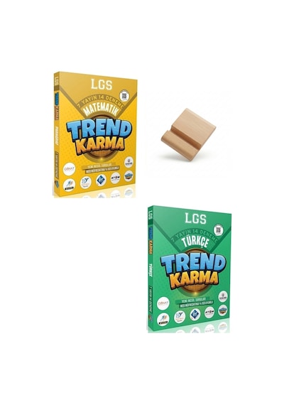 Trend Karma Lgs 8. Sınıf Matematik Ve Türkçe 7 Yayın 14 Deneme + Telefon Standı