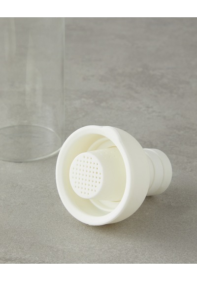 Boty Borosilikat Detoks Şişe 450 Ml Beyaz