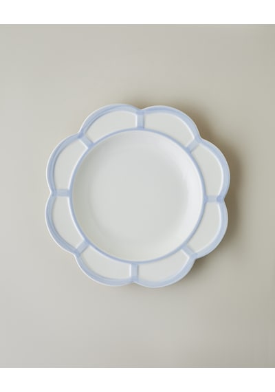 English Home Soft Cloud Stoneware Çukur Tabak 26 Cm Açık Mavi