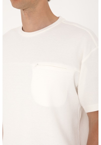 U.S. Polo Assn. Erkek Comfort Fit Krem Bisiklet Yaka Tişört 50300125-VR071 U.S. Polo Assn. Erkek Comfort Fit Krem Bisiklet Yaka Tişört 50300125-VR071