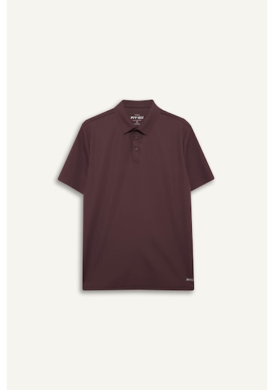 Defacto Standart Fıt Polo Yaka Sporcu Kısa Kollu Polo Tişört E9351ax26spbr475 Bordo-br475