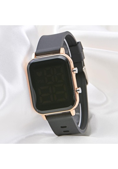 Silikon Kordon Dijital Led Unisex Kol Saati Akıllı Saat Değildir. St-304105