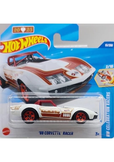Hot Wheels Tekli Arabalar '69 Corvette Racer Hyx01 Çok Renkli
